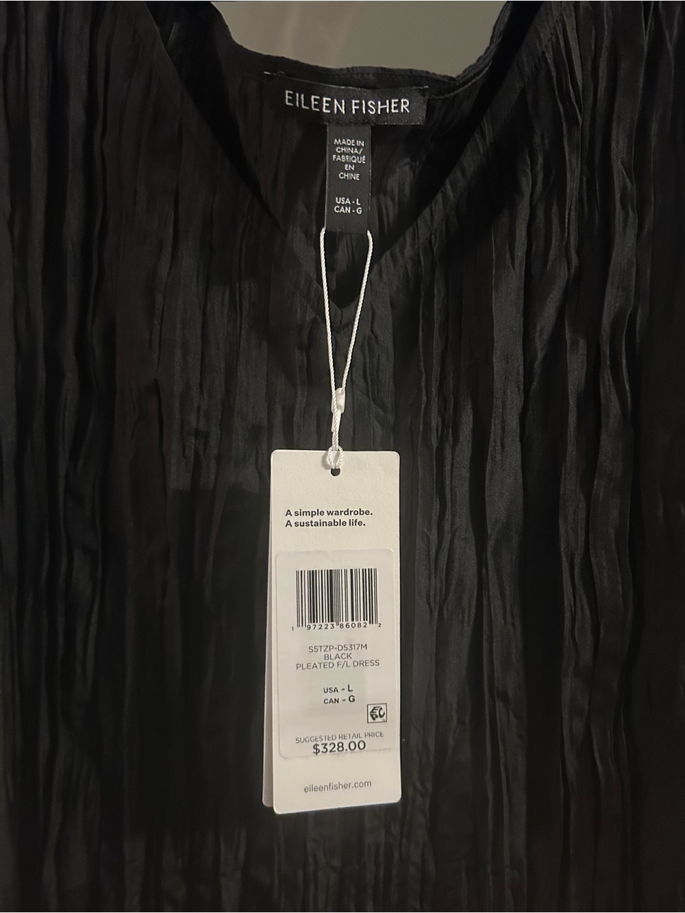 Eileen fisher silk dress - Picture 2 of 4